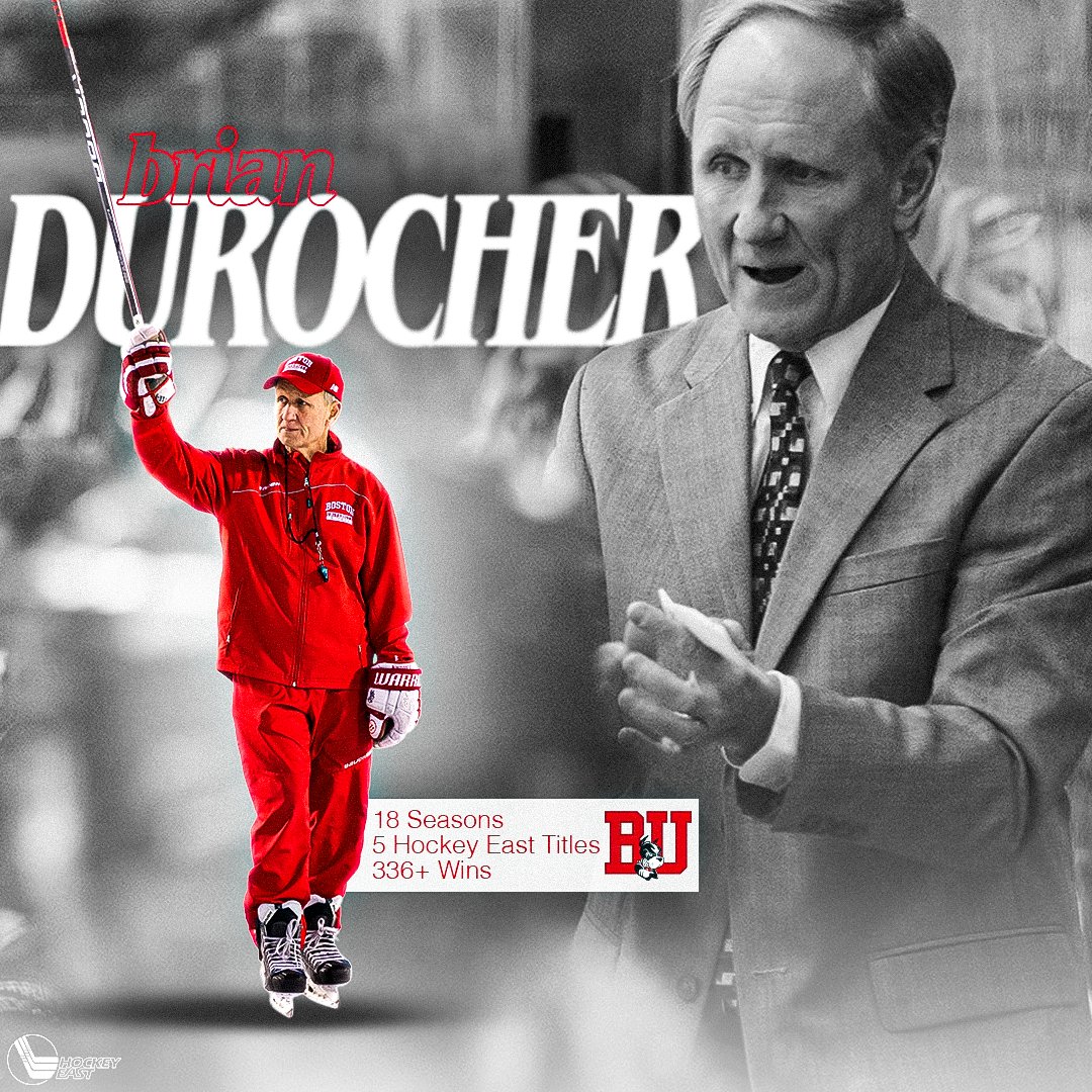 hockey_east's tweet image. A champion in every sense of the word 👏

18 seasons after being named the first head coach of @TerrierWHockey Brian Durocher has announced that he will retire at the end of this season. Congratulations on an amazing career, Coach!

#WhereChampionsPlay