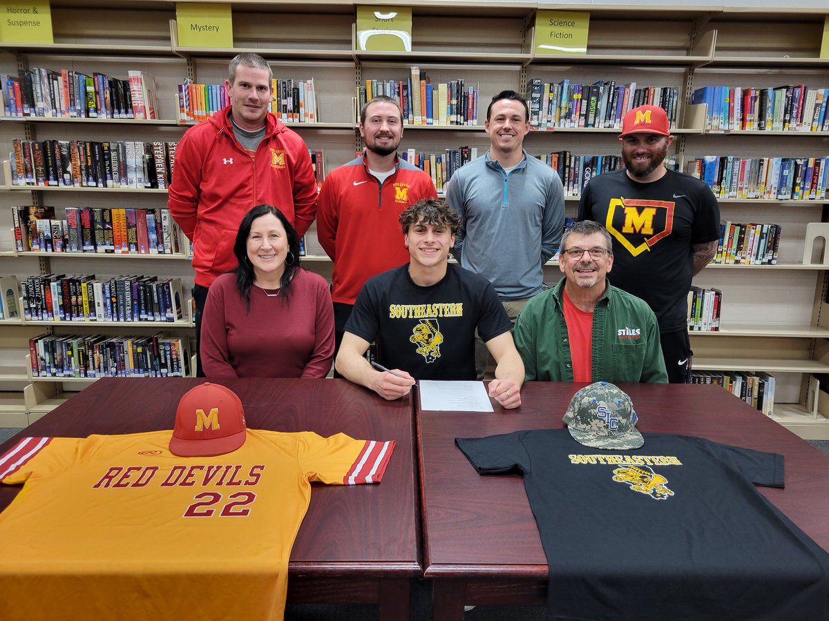 MHS Red Devils (@lennovara) on Twitter photo Congrats Aaron Sanders on continuing his academic and baseball career at Southeastern Illinois College in Harrisburg, IL!
<a href="/MHSBoysBS/">Red Devil Baseball</a> <a href="/SICBaseball/">SIC Baseball</a> <a href="/SIC_EDU/">Southeastern Illinois College</a> Congrats Aaron Sanders on continuing his academic and baseball career at Southeastern Illinois College in Harrisburg, IL!
<a href="/MHSBoysBS/">Red Devil Baseball</a> <a href="/SICBaseball/">SIC Baseball</a> <a href="/SIC_EDU/">Southeastern Illinois College</a>