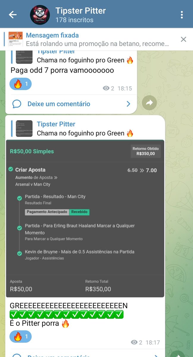 TipsterPitter's tweet photo. Vapo vapo olha a odd 7 que saiu hoje vamooooooo, vai ficar de forra borra forrar 
Telegram: https://t.co/dClZcC4QIK

#bet365 #betano #apostas #brasil #city https://t.co/0X3dxMrqEp