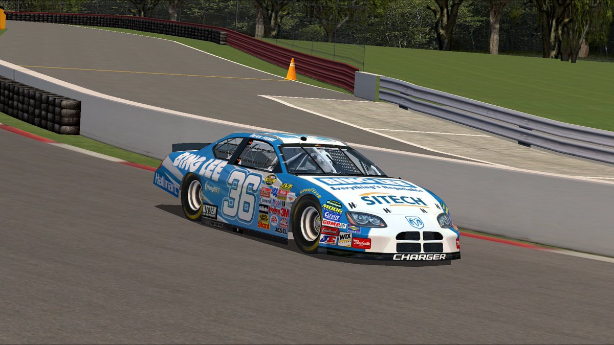 stickbug_en's tweet image. Dean Fiore bringing the Bing Lee colours to another @diore_nr2003  midweek race, this time in Mid Ohio. Not that we&apos;re expecting it back in one piece.