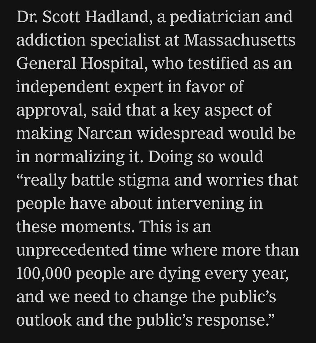 DrScottHadland's tweet photo. Today was a good day. We have so, so much more work to do to get Narcan to those who need it, but thrilled for today’s win for public health. https://t.co/bT7rnNxMI0