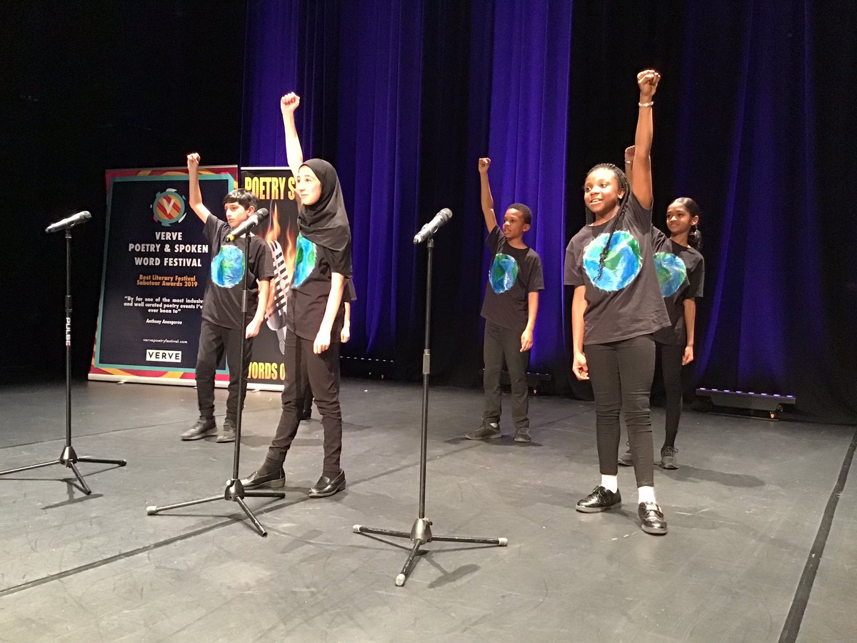 We only went and WON!!! 
<a href="/VervePoetryFest/">Verve Poetry Festival</a> <a href="/SpozPoet/">Giovanni Esposito</a> thank you for a GREAT experience! 
<a href="/VicAcademies/">Victoria Academies Trust</a>