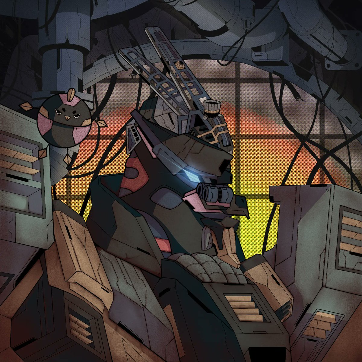 nftdesignawards's tweet image. An Honorable Mention goes to the &quot;Robo Cocks&quot; Solana NFT project @RoboCockNFT 

&quot;Robo Cocks is a collection of 3,838 Mecha-Roosters&quot;  backed by a team of seasoned real-world entrepreneurs, NFT collectors, artists, and community builders.

#nft #SolanaNFT #SolNFTs #solana