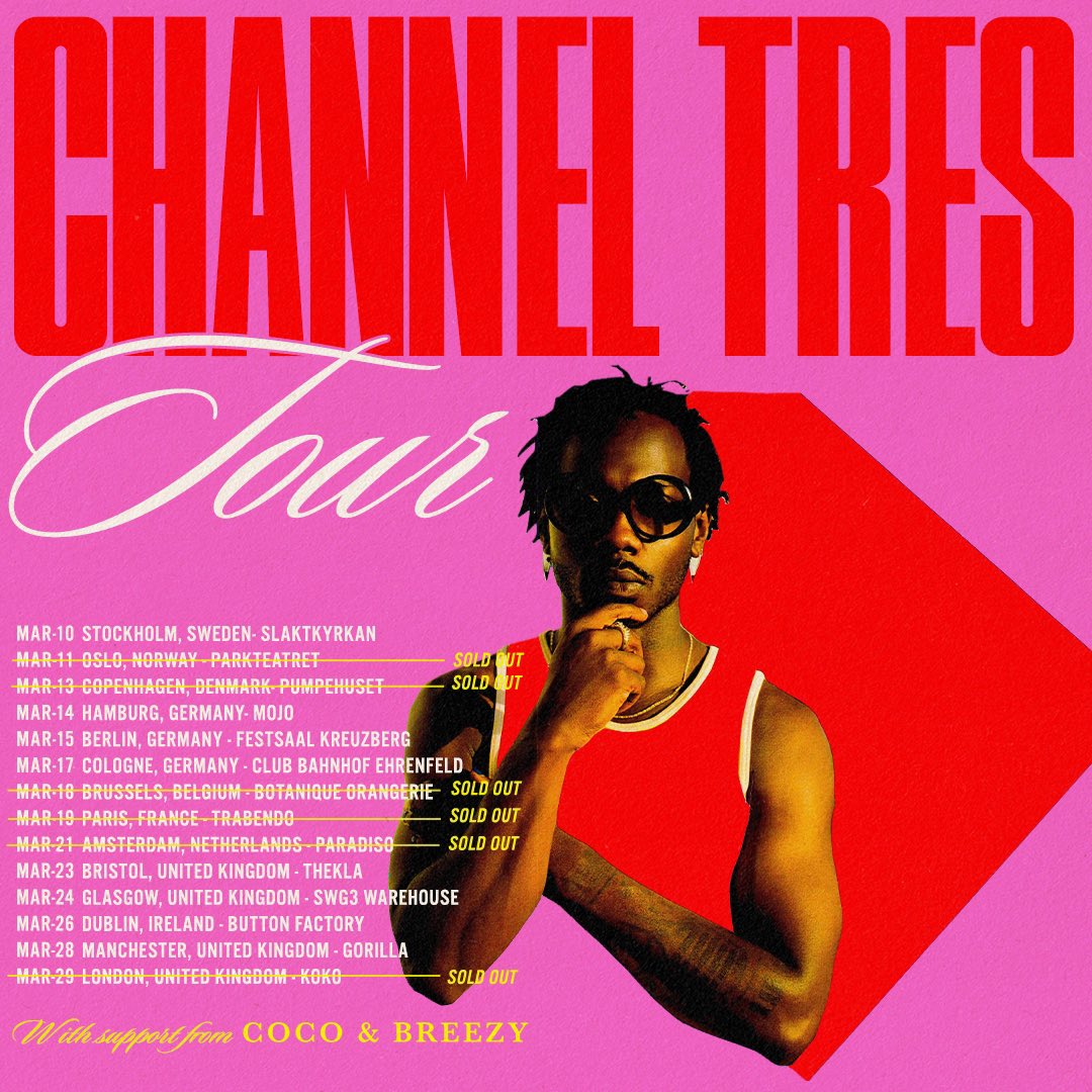 Channel Tres nouvelle signature RCA Records dévoile “6AM” !
