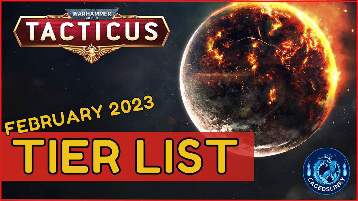 cagedslinky's tweet photo. 🔥🔥Check out my Tier List covering all areas from guild boss to Arenas 🔥🔥

https://t.co/ZfQHHMUdmN

@tacticusgame
#40ktacticus
#warhammer40k
#warhammertacticus #mobilegames #mobilegaming #gamer #gatcha #Guild #Gaming #android #ios #guildboss #Guild #tierlist #godtier #mehtier https://t.co/9ABUJOHbb7