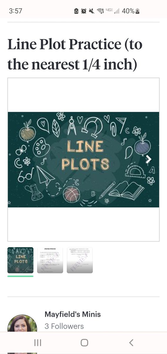 MayfieldsMinis's tweet photo. Are you working on line plots? My third graders are rocking them! Check out this practice resource!
https://t.co/KOFRgmdjIL

#teacherspayteachers
#iteachmath
#iteachthird
#math
#lineplots https://t.co/kiaOOVOe10