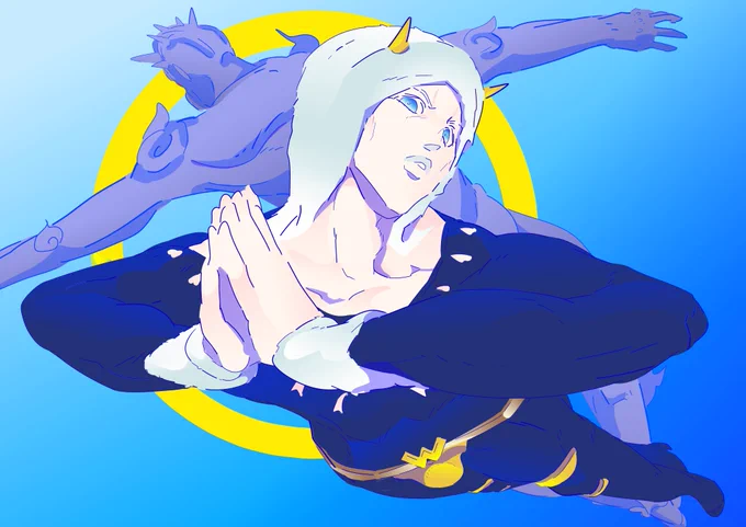 #StoneOceanAnime #JoJo #絵描きフォロバ100 #アニメ好きな人と繋がりたい #illustration #art #イラスト #芸術同盟 #芸術の輪 #フォロバ ウェザーリポート(梅原裕一郎) 通常時の応用力と極悪スタンド能力ヘビーウェザーの無差別攻撃性を併せ持つ。イケメンとゲスいトークを併せ持つ梅ちゃんと酷似!