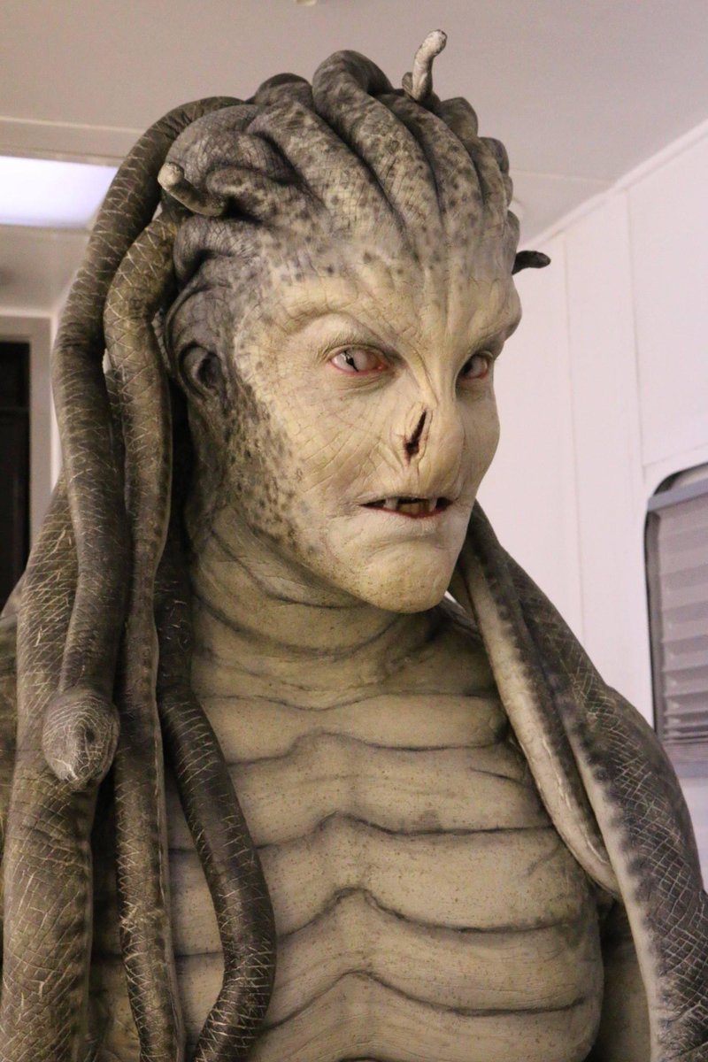 Derek Mears (@derekmears) on Twitter photo Hello, I’d like to talk to you about the portal in your basement. 
(BTS Gorgon from Sleepy Hollow on Fox.)
Make-up by: @coreymakeup 
& @mark_nieman Hello, I’d like to talk to you about the portal in your basement. 
(BTS Gorgon from Sleepy Hollow on Fox.)
Make-up by: @coreymakeup 
& @mark_nieman