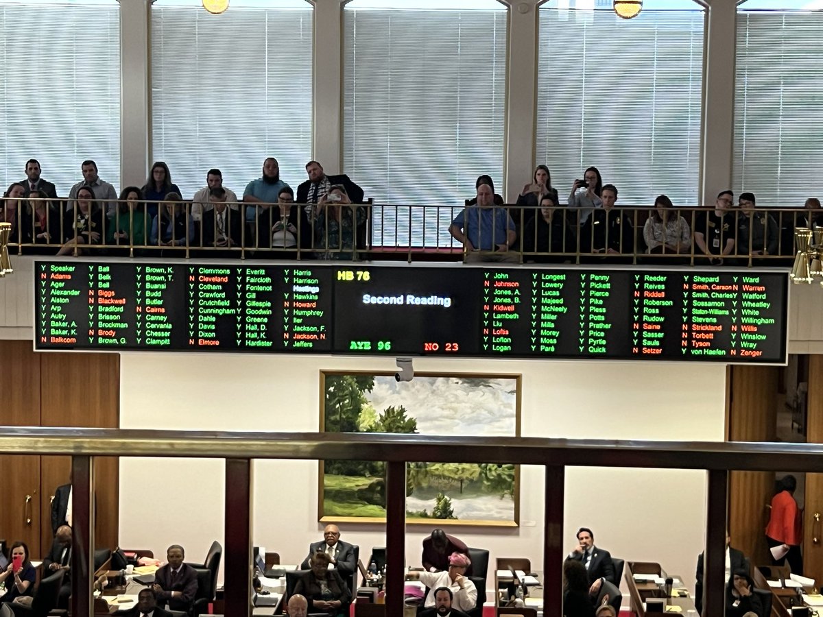 NC Med ex bill passes first vote in House. Final vote tomorrow!