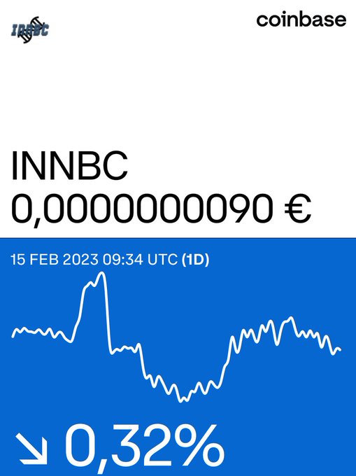 Innovative Bioresearch Coin su Coinbase: https://t.co/ra7PKShIHu https://t.co/3MqYxa4NpU