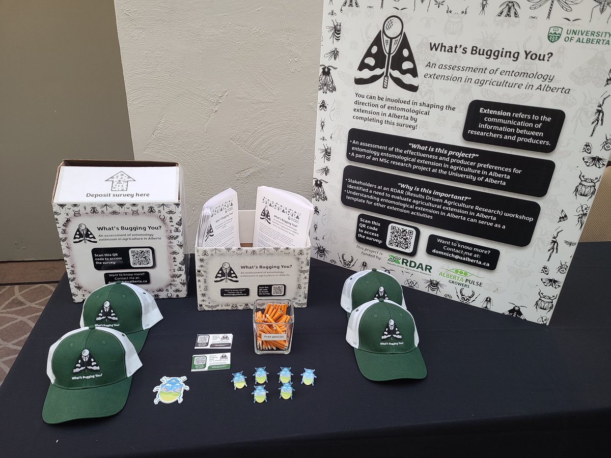 Are you at the Farming Smarter conference in Lethbridge? Fill out a survey and you can get goodies like hats and stickers, and help with agricultural research in the process!
#FSConf23