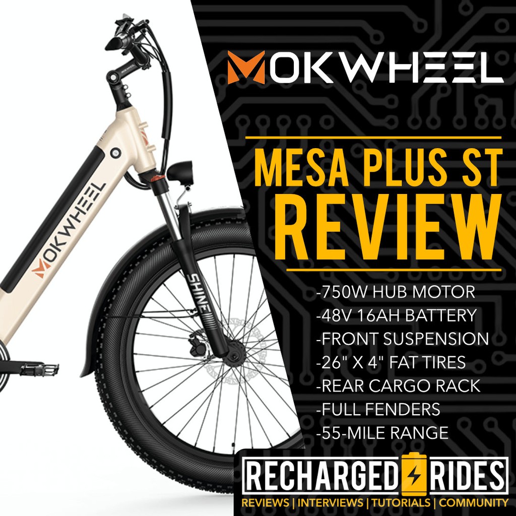 An affordable, full-featured rig that's built to last, the Mokwheel Mesa Plus ST comes well-equipped with a nice componentry bundle and a fantastic 2-year warranty: rechargedrides.com/mokwheel-mesa-… #electricbike #ebike #bikelife #bikelove #ev #electricvehicles #fattires #offroad