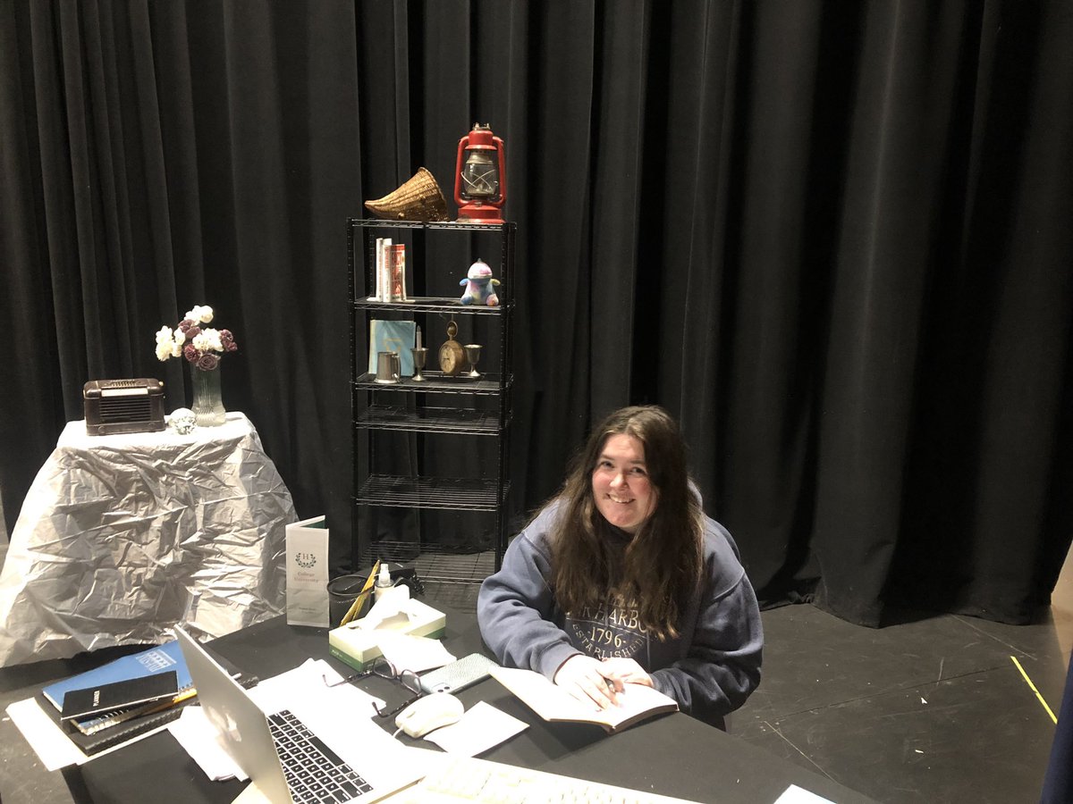 HWRHS senior Sophie Packard has been participating in the Boston Playwrights Festival, writing an original 10-minute play that she will submit to the festival committee. Should her play be selected, it will be produced by professional actors &amp; directors in March. Yay, Sophie!
