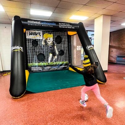 MilwaukeeWave's tweet photo. Have you tried our new MOSH PK Zone? ⚽️ Fans of all ages can test their soccer skills by taking five penalty kicks!
Simply take a picture and post it to social media with #MOSHPK and the number of goals you scored. One lucky fan will be randomly selected during the game! 🎉 https://t.co/KdCSoRyyZF