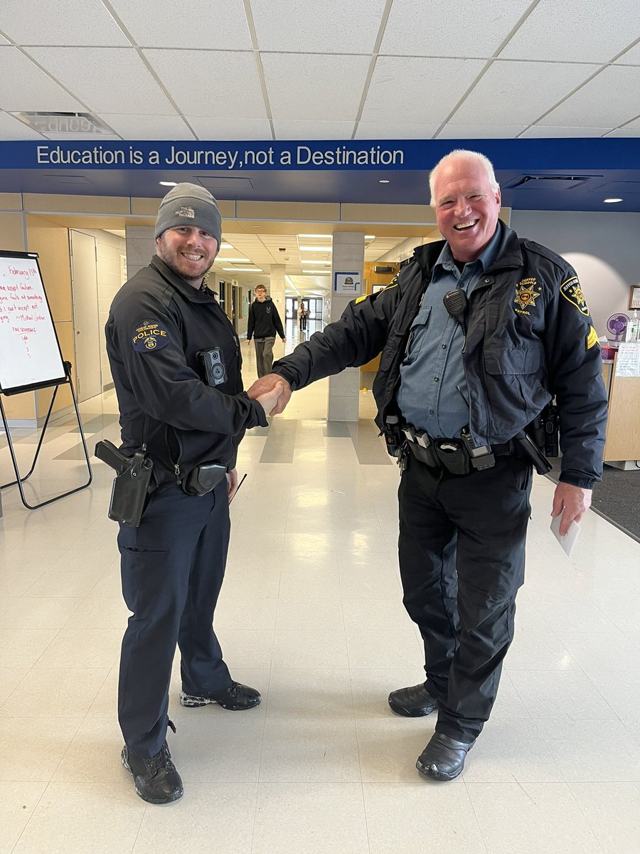 In honor of National School Resource Officer Day! Thank you to our amazing mission partners who keep our schools and communities safe! Our partnership is integral to our kids future and daily extraordinary experiences!