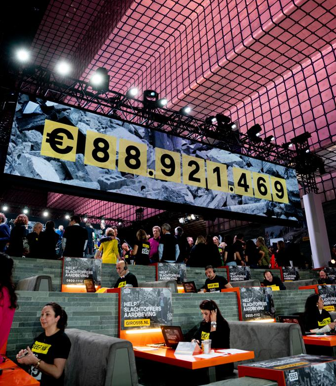 WAUW! De voorlopige eindstand na de Giro555-actiedag is 88.921.469 euro 🙌❤️ Lees hier alle verhalen van vandaag: bit.ly/3YzYSVM #Giro5555