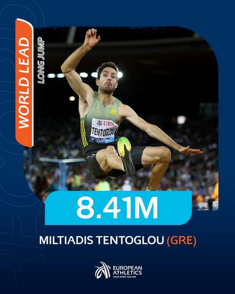 he can jump it whenever he wants to

#Τεντογλου 
#Athletics 
#Tentoglou
#TeamHellas
#RoadToParis2024