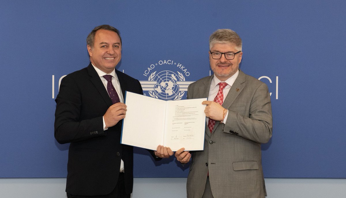 icao's tweet photo. 📣 @ACIWorld has joined the ICAO Assistance, Capacity-building and Training for Sustainable Aviation Fuels #ACTSAF programme by signing the T&Cs. ACI's participation is crucial to supporting the scale up and deployment of #SAF. All States and stakeholders are encouraged to join! https://t.co/hYpfkW5Dkx