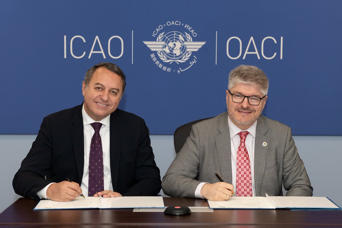 icao's tweet photo. 📣 @ACIWorld has joined the ICAO Assistance, Capacity-building and Training for Sustainable Aviation Fuels #ACTSAF programme by signing the T&Cs. ACI's participation is crucial to supporting the scale up and deployment of #SAF. All States and stakeholders are encouraged to join! https://t.co/hYpfkW5Dkx
