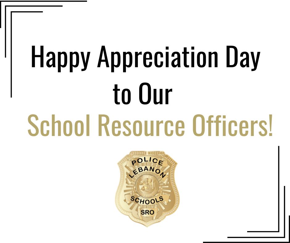 Lebanon_Schools's tweet photo. Each day members of the Lebanon Schools Police Department dedicate themselves to maintaining a safe learning environment for students + staff! We thank you for your exceptional performance + dedication to our school community! #thisislcsc https://t.co/FzK6l9Vvpa