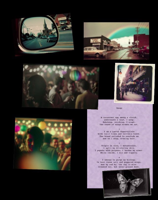 grammar_hammer's tweet photo. I designed a queer TTRPG! In Metaphorphosis, Aunt Dorian, a beloved queer elder, has died and left behind a cryptic poem. Players portray their chosen family translating the poem into biographical prose to gain understanding and closure. https://t.co/hOHfEgJNlw https://t.co/SwnltdfrQJ