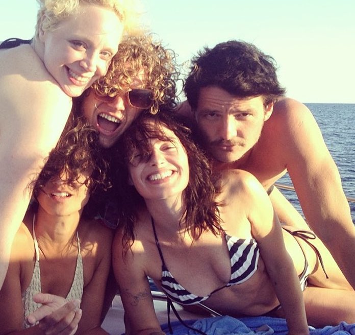 westerosies's tweet image. That time Pedro Pascal, Lena Headey, Gwendoline Christie, and Finn Jones had a beach day together in Croatia