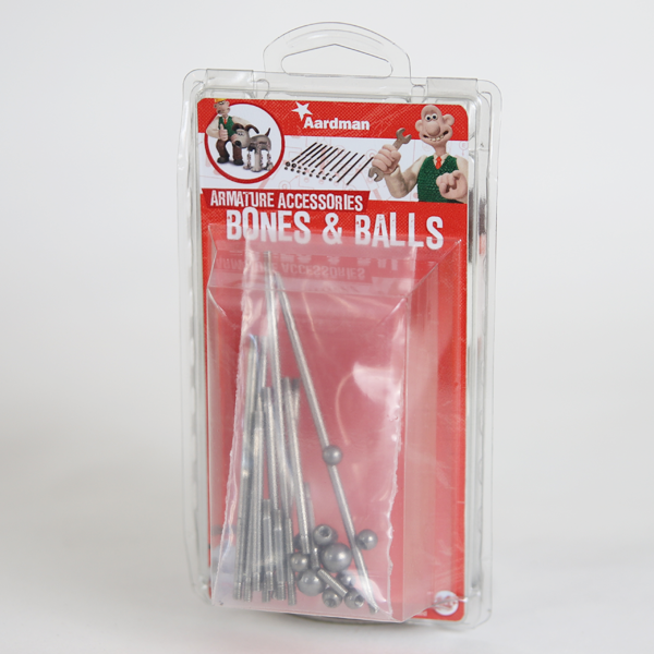 The Bones &amp; Balls Aardman Kit. Available at animationtoolkit.co.uk 👀
