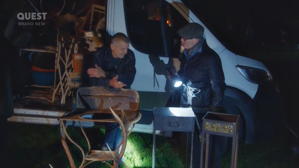 dskiuk2's tweet photo. .@DrewPritchard @QuestTV Loving your odyssey in Germany for antiques and other odds and sods. Even playing with your wankel! #QuestTV #SalvageHunters https://t.co/g7Laht3KRc