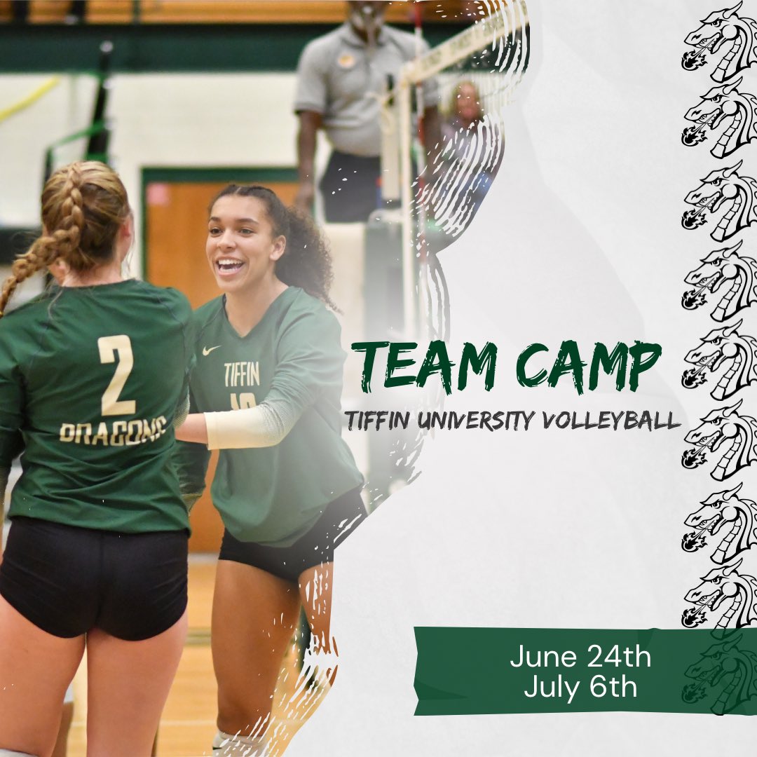 TiffinVB's tweet photo. Hey HS coaches, finish off your summer work with TUVB’s team camps 🔥 

🐲 Pool play
🐲 Bracket play 
🐲 JV and Varsity courts 
🐲 Prize for tournament champs 

Hit the link below for more information - we can’t wait to see you in the gym! 

https://t.co/2in7GxNJqn

#tuvbteamcamp https://t.co/uyOCcMIUM6