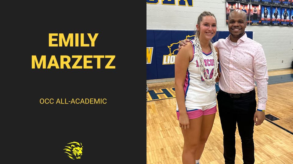 OCC Ohio Division All Academic <a href="/EmilyMarzetz/">Emily Marzetz</a> <a href="/GLHS_Athletics/">Gahanna Lincoln Athletics</a>              Congratulations 💙💛💪🏾 #BBDD