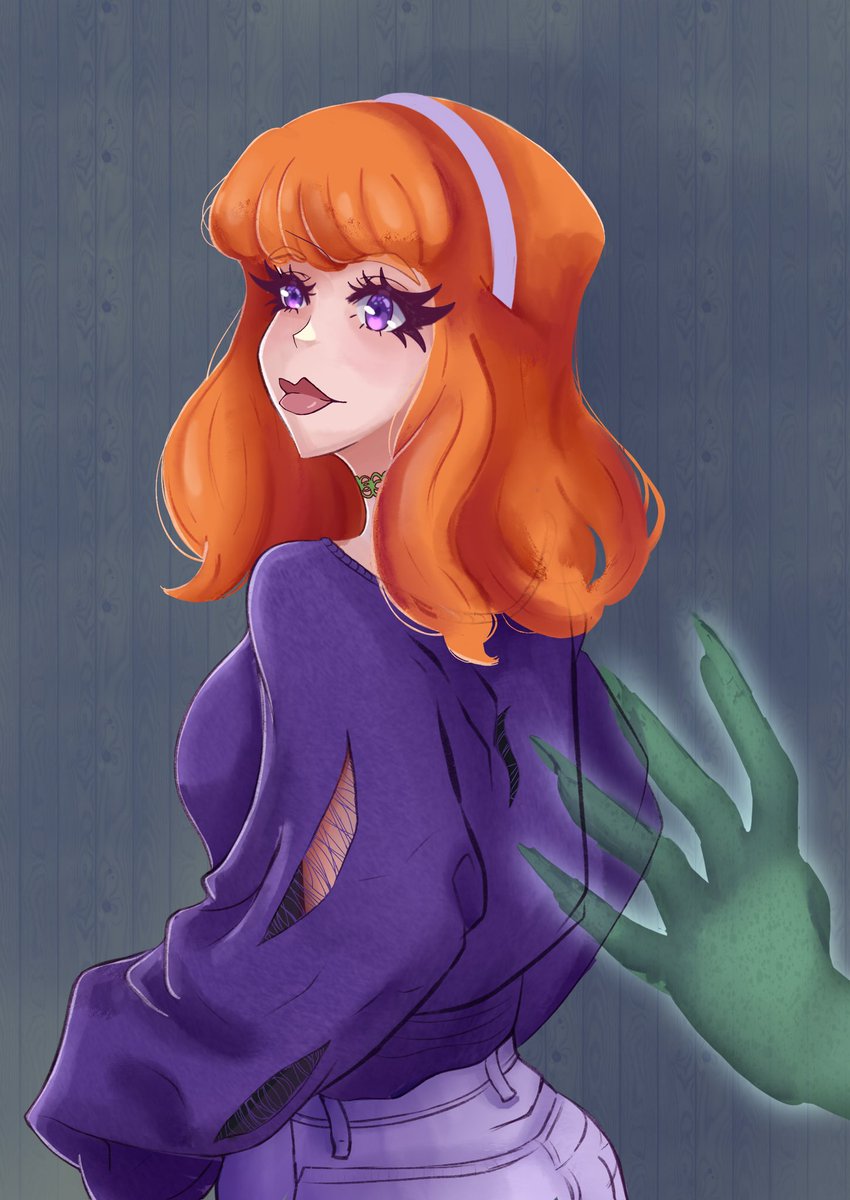 kaymaeko's tweet photo. Finally decided to call this done cuz my adhd ass was getting boredddd
#ScoobyDoo #daphneblake https://t.co/ompqgddawt