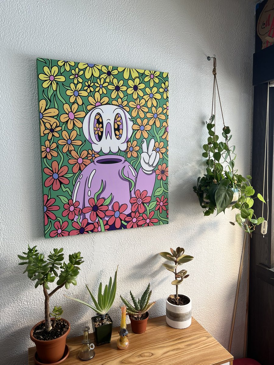 GM! This one is going up in the Denver Art Society Gallery today!