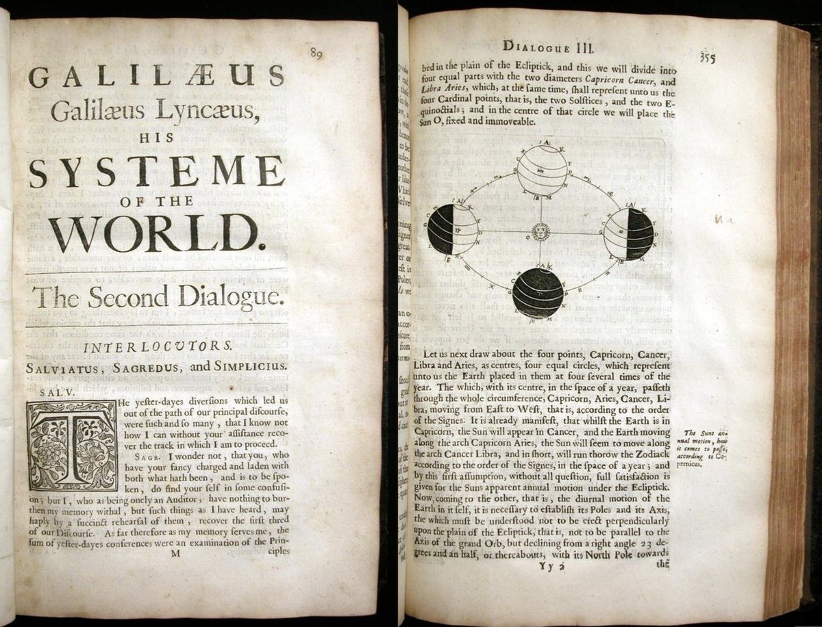 #SpecialCollections Image-A-Day📚🌞🌍
Excerpts from Thomas Salusbury’s #17thCentury edition of works by #Galileo (born 15 Feb 1564)
#HistSci Collections <a href="/OU_Libraries/">University of Oklahoma Libraries</a> bit.ly/3xnozgz #HistAstro