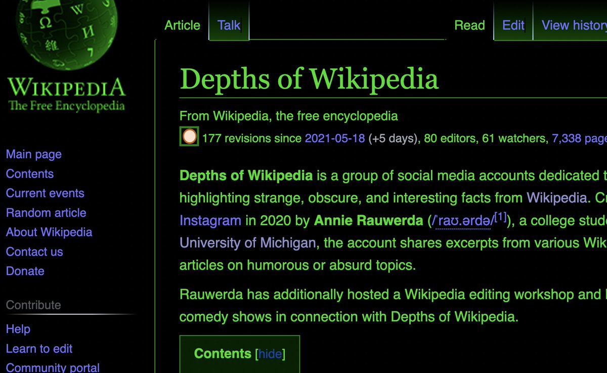 depths of wikipedia! tweet media