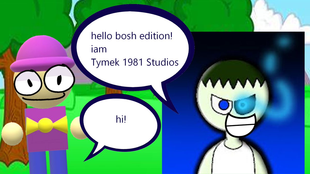 BoshEdition's tweet photo. other dave and bambi mods got nothin' on us! we gonna have Tymek 1981 Studios on our mod! we gonna be the new popular dave and bambi mod of 2023... more popular then GAPPLE! #daveandbambi https://t.co/Y7KPoycxUm