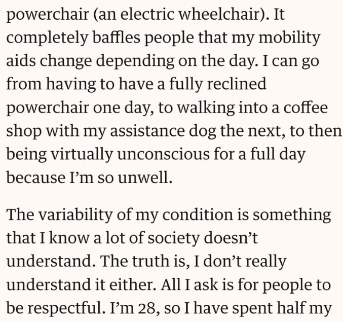 SerpinaLonghaul's tweet image. #DynamicDisability #MECFS