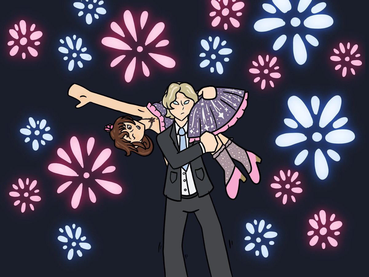 AkiraGWCST's tweet photo. A birthday date, with fireworks! 

#podcast #fictionalpodcast #orignalpodcast #art #cute #birthday #fantasy #supernatural #GWCST #BellaArmin #SkyeWinchester https://t.co/foUfPGmqQa