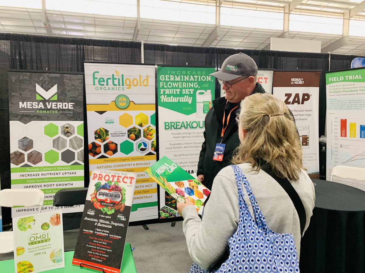 It’s not too late to visit booth 3814 at the #WorldAgExpo! Stop by to chat with our experts and find solutions to your #SoilHealth challenges.

#WAE23 #MesaVerdeHumates #HumaGro #FertilgoldOrganics