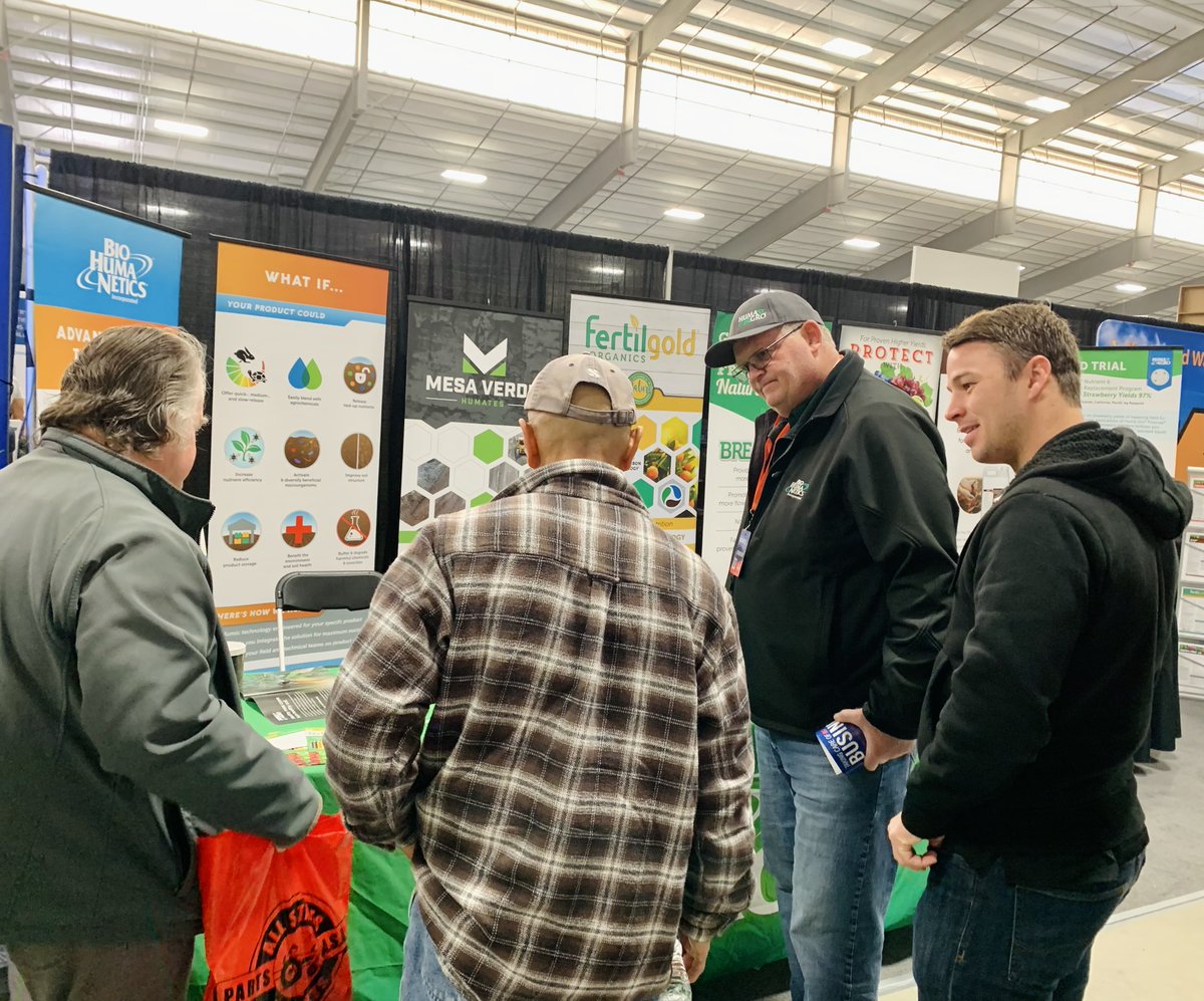 Huma_US's tweet photo. It’s not too late to visit booth 3814 at the #WorldAgExpo! Stop by to chat with our experts and find solutions to your #SoilHealth challenges.

#WAE23 #MesaVerdeHumates #HumaGro #FertilgoldOrganics https://t.co/rHq17VCcK5
