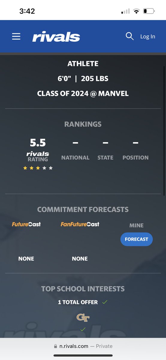 TylerCooks1's tweet photo. Blessed to be honor a 3 ⭐️
 Do not be anxious about anything, but in every situation, by prayer and petition, with thanksgiving, present your requests to God. Philippians 4:6 @RivalsNick @bmecamps @c0achp_ @DonnieBaggs_ https://t.co/F68GLBu6rc