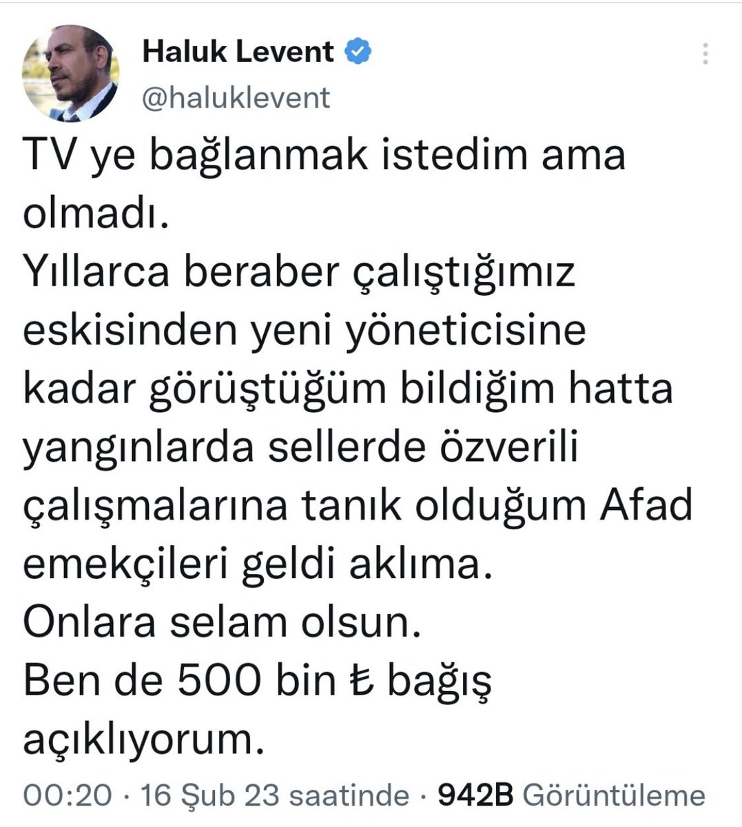 Didem Arslan a söz hakkı vereceğinize Haluk Levent’i sunucu olarak yayına koysaydınız şu an o bağışın iki katını toplamıştınız 
 Hülya Avşar #Şaşırdık #TürkiyeTekYürek