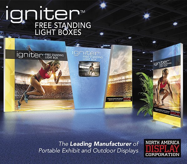 nadisplay's tweet photo. Illuminating brand’s identity.
Take marketing exhibits to the next level with our Igniter floor standing light boxes ⭐️
.
#advertising #lightboxes #cajadeluz #igniter #leddisplays #ledlightboxes #advertising https://t.co/5n8LYKiGE5