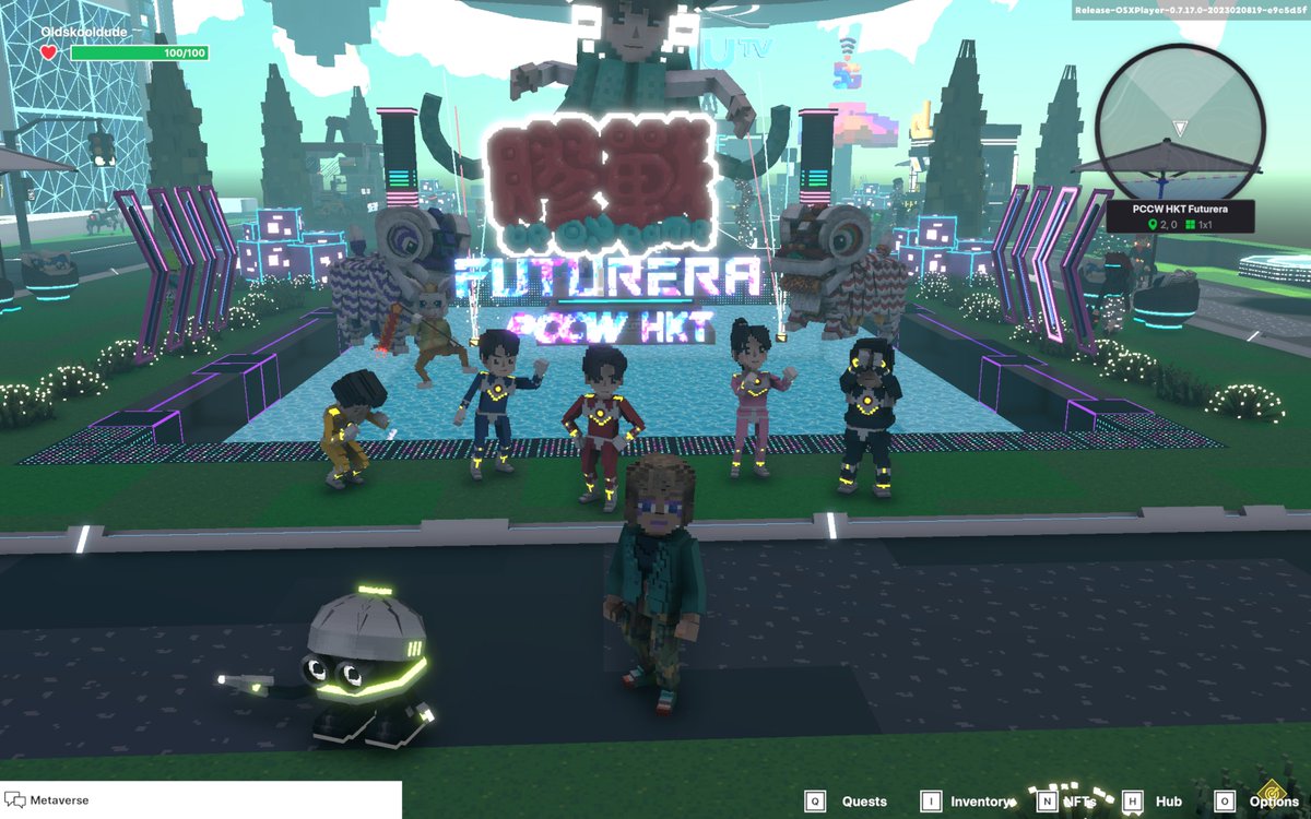 hmdidden's tweet photo. @TheSandboxGame I found the Star Team in PCCW HKT Futurera! 🎮 #LunarNewYearTSB https://t.co/uF6wsL4xNL