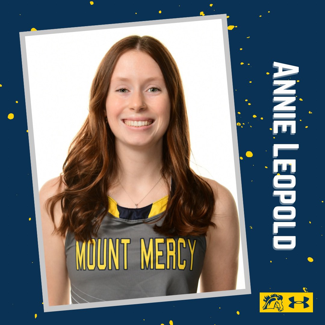 MMUTFXC's tweet photo. Athlete to Watch 👀

Annie Leopold is ranked 6th in 60m hurdles! 

Catch her Friday and Saturday. https://t.co/V4up3mmYbB
