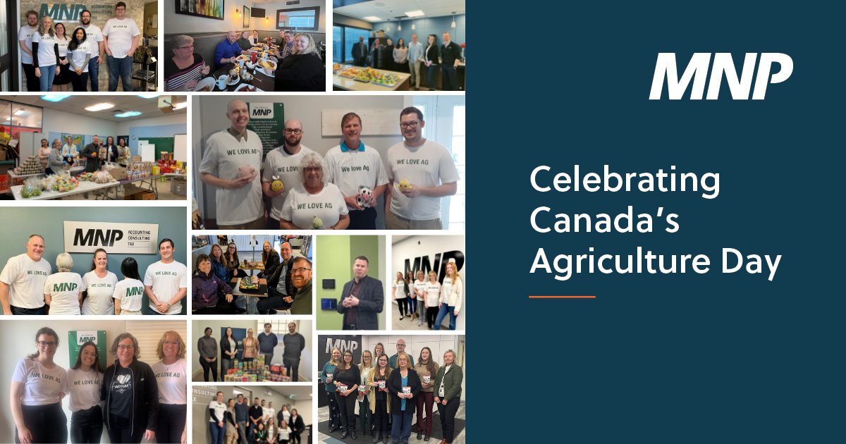 Today at MNP offices across Canada we raised a fork to the food we love and the people who produce it. Happy #CdnAgDay!