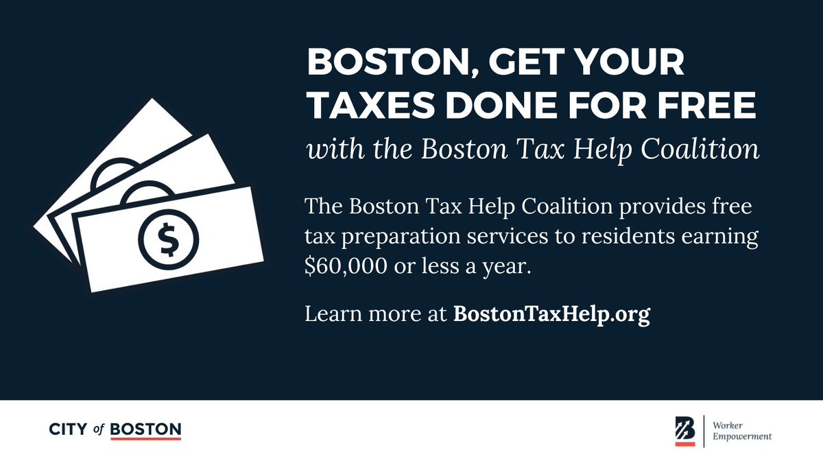 City of Boston on Twitter "Hey Boston, get your taxes done for free