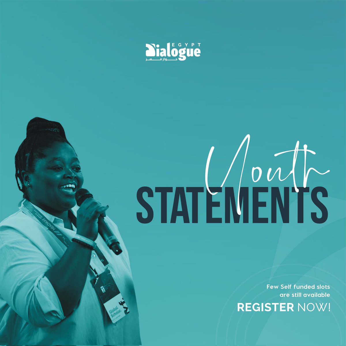 Headway_isa's tweet photo. Announcement 📣: We are reaching out to confirmed participants about an opportunity to make a youth statement at the HISA Egypt Dialogue 2023. 

Keep checking your emails! 

#HED2023 #hisaegyptdialogue #egyptdialogue https://t.co/5njqPAC7Cz