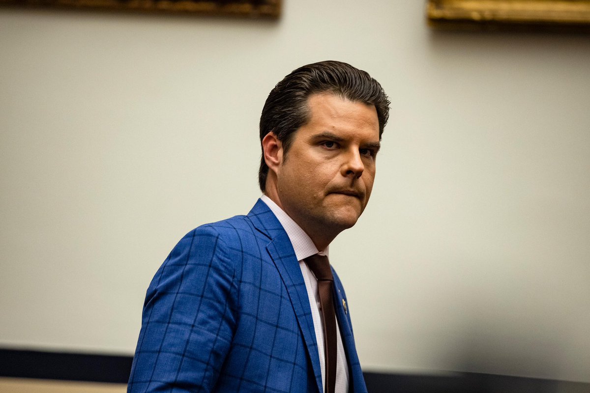 Yes, the DOJ had to be extra careful with a member of Congress. They never reached the higher level for conviction—beyond a reasonable doubt. Gaetz also not charged with lesser violations: witness tampering, campaign violence, ID theft.