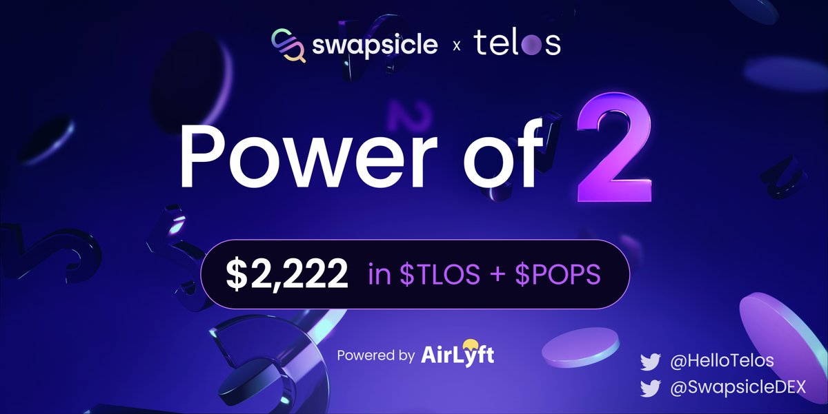 To celebrate our new partnership with @SwapsicleDEX, the leading Omni-Chain DEX, we have a HUGE new #Giveaway with $2222 in prizes to be won! 🎉 🏆

Head to the link below, smash your way through the tasks, and be entered for a chance to win! 👇

🔗 Enter: bit.ly/3IrIJwg