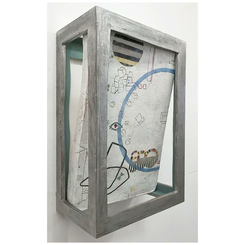 Currently on view:
“New Work” Bromfield Gallery Members
February 1 - 26, 2023

#sowaboston #painting #mixedmedia  #sculpture #photography #bostongallery
@clagkyle 

Christine Kyle:"Tablet With Circles,” ceramic, wood, paper, beeswax, resin,pigment, 19.5” x 13” x 8”